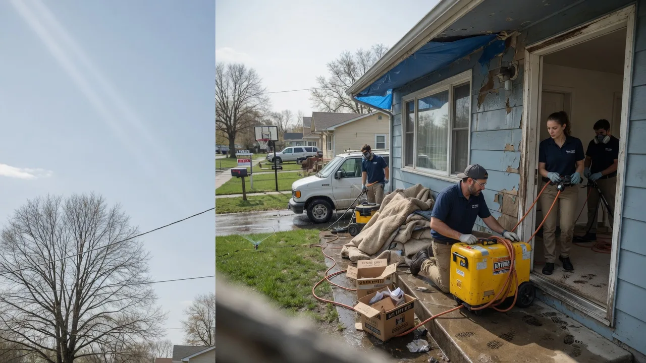 Basement Flood Cleanup in Midland, OH near me